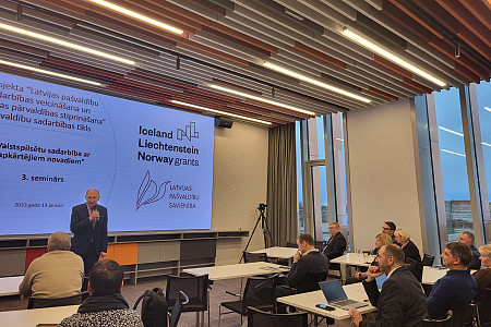 Diskusijas un pieredzes apmaiņa “Valstspilsētu sadarbība ar apkārtējiem novadiem” tīkla seminārā Ventspilī